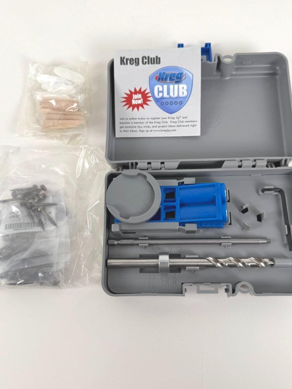 Kreg R3 Jig Jr. Pocket Hole Jig Kit Woodworking MC-180